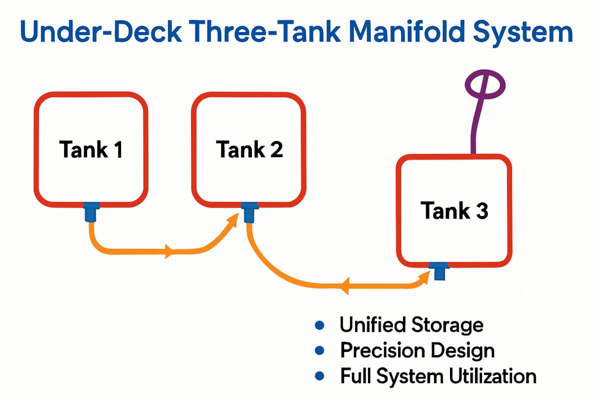 Three-Tank Manifold System Diagram