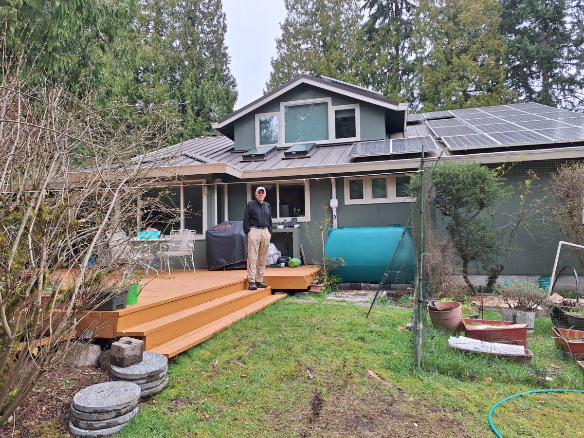 Roof and gutter layout for rainwater harvesting